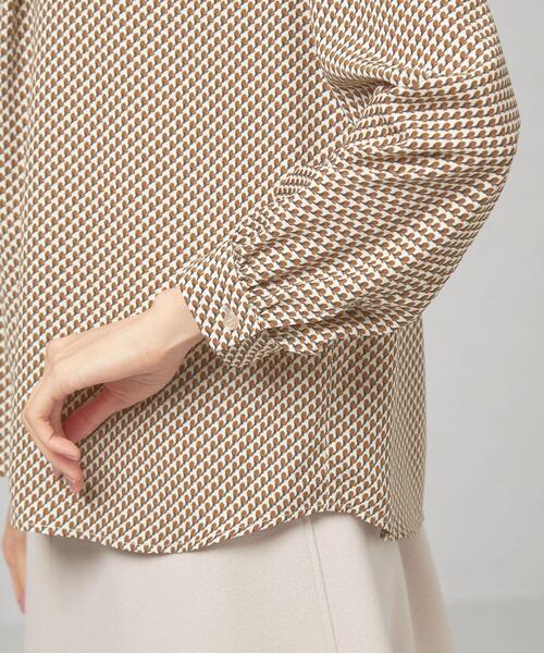 THE STATION STORE（ザ ステーション ストア）の「＜closet story（クローゼットストーリー）＞ハイネック キカ ブラウス（シャツ/ブラウス・レディース・ホワイト/ブラック/オレンジ・FREE）」の8枚目の写真