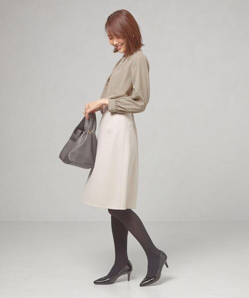 THE STATION STORE（ザ ステーション ストア）の「＜closet story（クローゼットストーリー）＞ハイネック キカ ブラウス（シャツ/ブラウス・レディース・ホワイト/ブラック/オレンジ・FREE）」の11枚目の写真