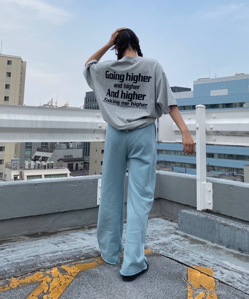 SHAGGIE（シャギー）の「LOOK IN AMAZEMENTサイドスナップ裏毛スウェットパンツ（スウェットパンツ・レディース・ホワイト/ライトブルー/ブラック/グレー・SMALL/MEDIUM/LARGE）」の21枚目の写真