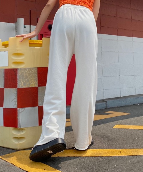 SHAGGIE（シャギー）の「LOOK IN AMAZEMENTサイドスナップ裏毛スウェットパンツ（スウェットパンツ・レディース・ホワイト/ライトブルー/ブラック/グレー・SMALL/MEDIUM/LARGE）」の17枚目の写真