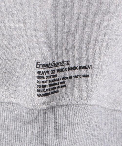 FreshService（フレッシュサービス）の「＜FreshService（フレッシュサービス）＞ ヘビーオンス モックネック スウェット（スウェット・メンズ・ホワイト/ブラック/グレー・M/L）」の11枚目の写真