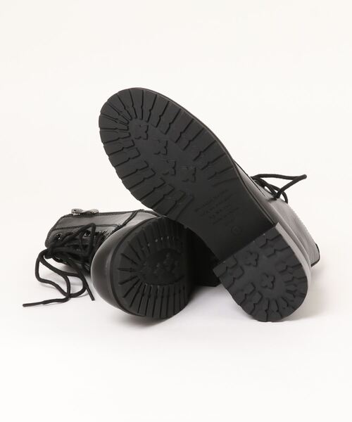 NICAL（ニカル）の「【本革】【NICAL】オーバーヒールレースアップブーツ/14407（ブーツ・レディース・ブラック/レッド・LL/S/M/L）」の3枚目の写真