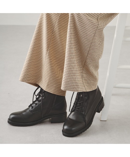 NICAL（ニカル）の「【本革】【NICAL】オーバーヒールレースアップブーツ/14407（ブーツ・レディース・ブラック/レッド・LL/S/M/L）」の7枚目の写真