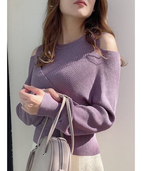 dazzlin（ダズリン）の「カシュクールニットプルオーバー（ニット