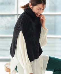KOBE LETTUCE | スリット入ロングネックスヌード(ネックウォーマー/スヌード)