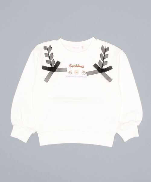 PINKHUNT(ピンクハント)の「PINKHUNT 肩レースアップトレーナー 6079K #IG(スウェット・キッズ・ブラック/ブルー系その他2/ホワイト・120cm/150cm/130cm/160cm/140cm)」の11枚目の写真