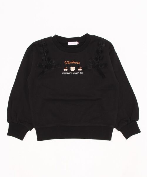PINKHUNT(ピンクハント)の「PINKHUNT 肩レースアップトレーナー 6079K #IG(スウェット・キッズ・ブラック/ブルー系その他2/ホワイト・120cm/150cm/130cm/160cm/140cm)」の8枚目の写真