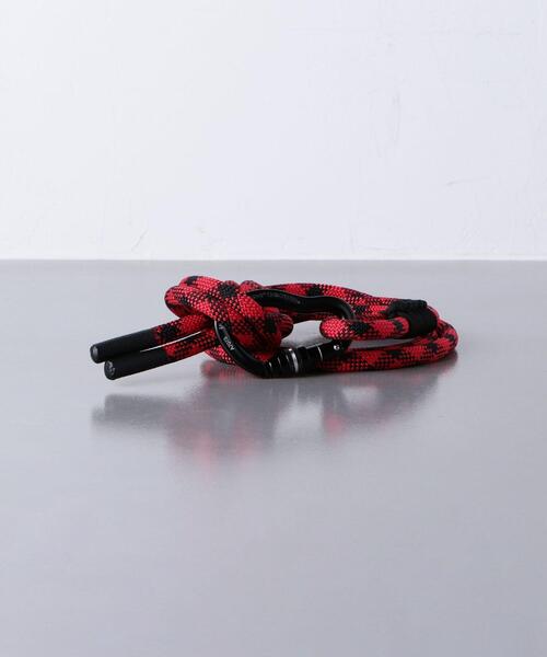 HYKE(ハイク)の「<HYKE(ハイク)>CLIMIBING ベルト ■■■★(ベルト・レディース・ブラック/レッド・FREE)」の1枚目の写真