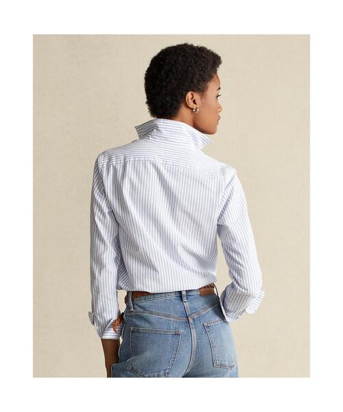 POLO RALPH LAUREN（ポロ ラルフ ローレン）の「クラシック フィット オックスフォード シャツ（シャツ/ブラウス・レディース・ホワイト・10/8/0/2/12/4/6）」の5枚目の写真