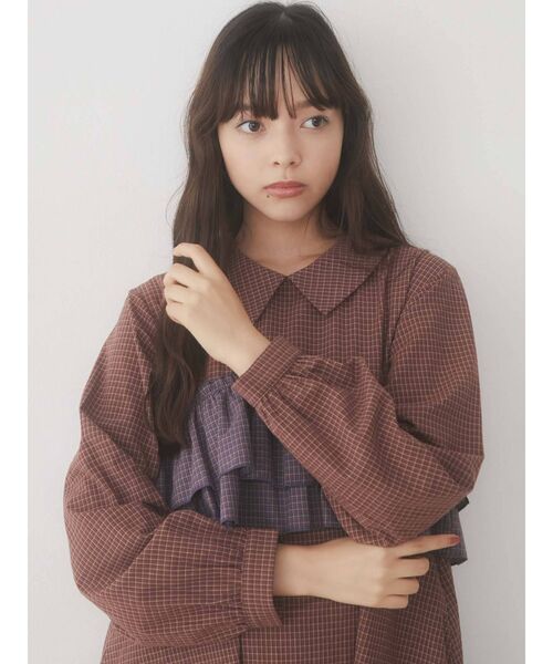 merry jenny（メリージェニー）の「【WEB限定】チェックアシメ