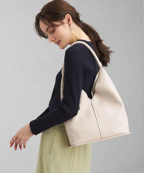 green label relaxing(グリーンレーベルリラクシング)の「KURITE 1 ショルダー バッグ(ショルダーバッグ・レディース・ブラック/オフホワイト/ブラウン・FREE)」の2枚目の写真