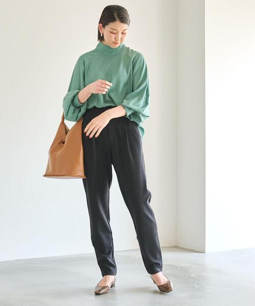 green label relaxing(グリーンレーベルリラクシング)の「KURITE 1 ショルダー バッグ(ショルダーバッグ・レディース・ブラック/オフホワイト/ブラウン・FREE)」の7枚目の写真