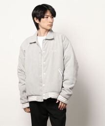 SPINNS | 【ルーズシルエット】ワンポイント刺繍デザイン コーディロイスタジャン(スタジャン)
