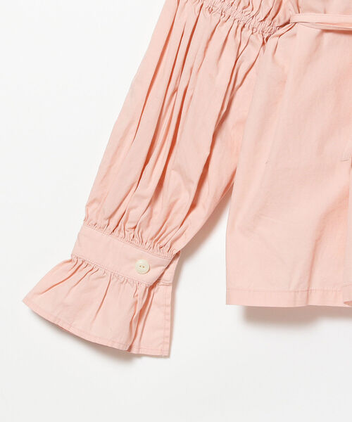 BEAMS BOY(ビームスボーイ)の「BEAMS BOY / コットン ブロード ギャザー スモック(シャツ/ブラウス・レディース・ナチュラル/レッド系その他2・ONE SIZE)」の19枚目の写真