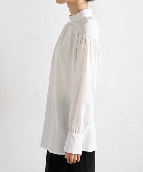 prose verse（プロズヴェール）の「【セットアイテム】ニットベスト×袖ボリュームブラウス（ベスト・レディース・ブラック/グレー/ベージュ・FREE）」の13枚目の写真