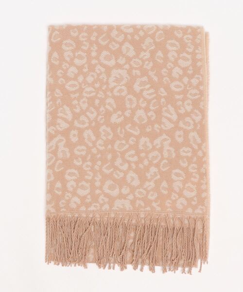 ikka（イッカ）の「レオパード柄マフラー（マフラー・レディース・ブラウン/グレー/サーモンピンク・FREE）」の12枚目の写真