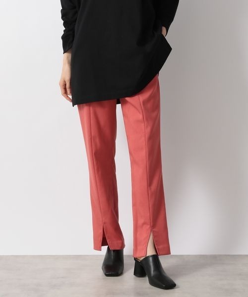 LOWRYS FARM(ローリーズファーム)の「ラクビフロントスリットパンツ 265268(その他パンツ・レディース・アイボリー/ブラック/ブラウン/ピンク/ブルー/オレンジ・SMALL/MEDIUM/LARGE)」の9枚目の写真