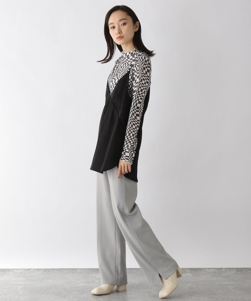 JEANASIS（ジーナシス）の「キリカエワイドストレートパンツ/262927（その他パンツ・レディース・ライトブルー/グレー・FREE）」の11枚目の写真