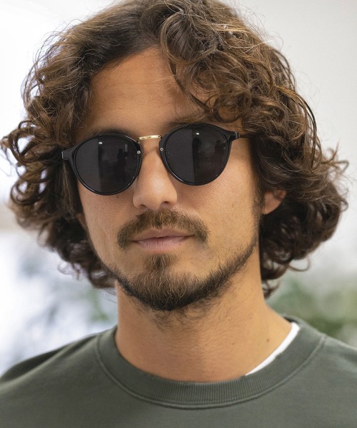 CAMBIO（カンビオ）の「mko10270-Boston Combination Sunglasses サングラス（サングラス・メンズ・ライトブルー/ブラック系その他/ライトグレー/ブラウン系その他・FREE）」の5枚目の写真