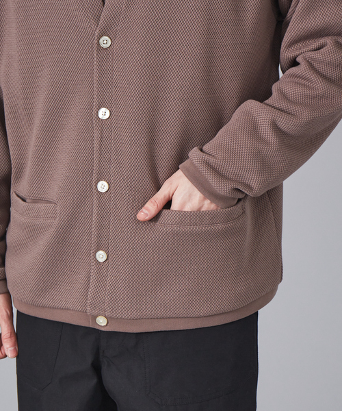 MYSELF ABAHOUSE(マイセルフアバハウス)の「ルーズシルエット ローゲージ 鹿の子 カーディガン(カーディガン/ボレロ・メンズ・アイボリー/サックスブルー/ピンクベージュ/グレイッシュブルー・46/48)」の20枚目の写真