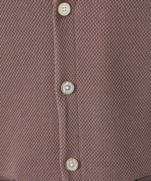 MYSELF ABAHOUSE(マイセルフアバハウス)の「ルーズシルエット ローゲージ 鹿の子 カーディガン(カーディガン/ボレロ・メンズ・アイボリー/サックスブルー/ピンクベージュ/グレイッシュブルー・46/48)」の21枚目の写真