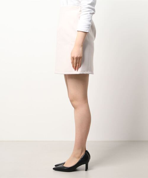 flower（フラワー）の「プチフラッフスカート（スカート・レディース・グレー/アイボリー・FREE）」の5枚目の写真