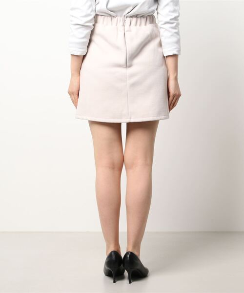 flower（フラワー）の「プチフラッフスカート（スカート・レディース・グレー/アイボリー・FREE）」の17枚目の写真