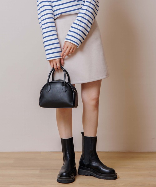 flower（フラワー）の「プチフラッフスカート（スカート・レディース・グレー/アイボリー・FREE）」の6枚目の写真