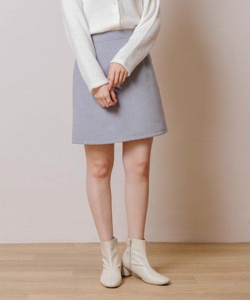 flower（フラワー）の「プチフラッフスカート（スカート・レディース・グレー/アイボリー・FREE）」の19枚目の写真