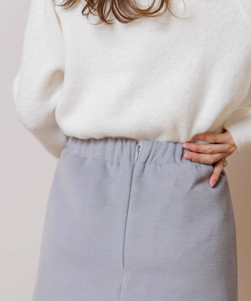 flower（フラワー）の「プチフラッフスカート（スカート・レディース・グレー/アイボリー・FREE）」の11枚目の写真