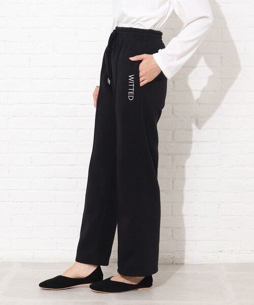 Cutie Blonde（キューティーブロンド）の「◆【S-L】ストレートスウェットパンツ（その他パンツ・レディース・ブラック/ダークグリーン/ボルドー・01/02/03）」の13枚目の写真
