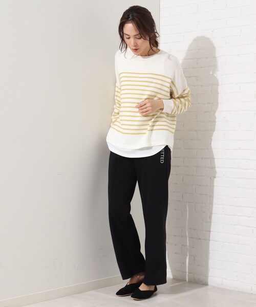 Cutie Blonde（キューティーブロンド）の「◆【S-L】ストレートスウェットパンツ（その他パンツ・レディース・ブラック/ダークグリーン/ボルドー・01/02/03）」の19枚目の写真