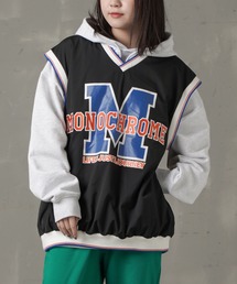 SPINNS | ナイロンベスト ロゴリブライン(ベスト)