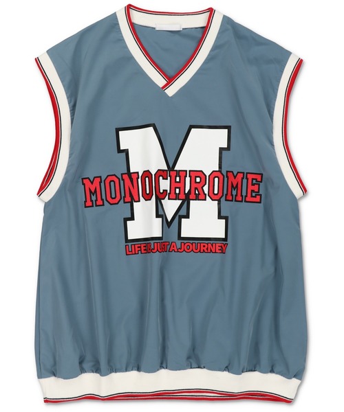 SPINNS（スピンズ）の「ナイロンベスト ロゴリブライン（ベスト・レディース・ブラック/サックスブルー/グリーン・ONESIZE）」の14枚目の写真