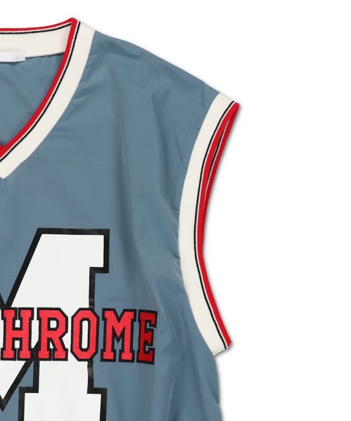 SPINNS（スピンズ）の「ナイロンベスト ロゴリブライン（ベスト・レディース・ブラック/サックスブルー/グリーン・ONESIZE）」の11枚目の写真