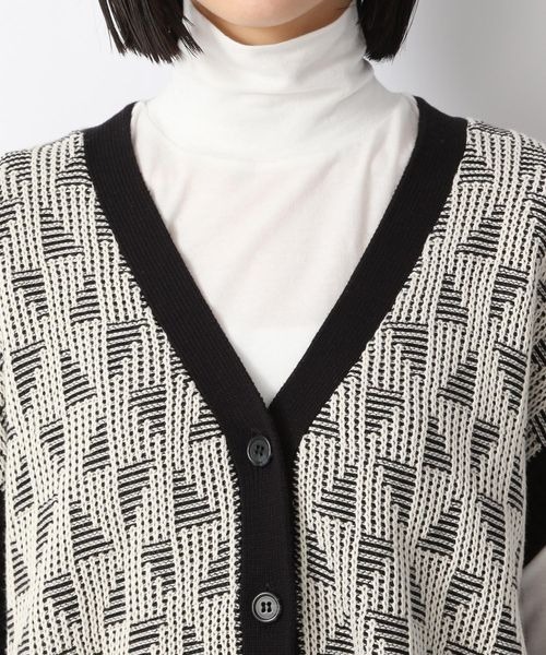 LOWRYS FARM（ローリーズファーム）の「２ＷＡＹレトロガラベスト　264389（ベスト・レディース・ブラック/オレンジ/アイボリー・FREE）」の12枚目の写真