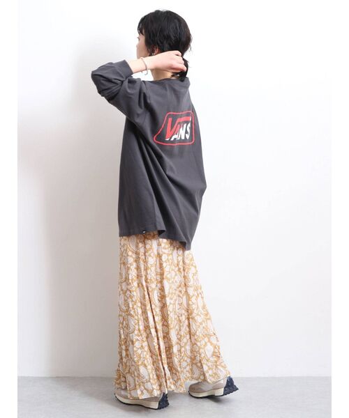 Ungrid（アングリッド）の「ペイズリーフィットフレアスカート（スカート・レディース・イエロー/ブルー・FREE）」の8枚目の写真