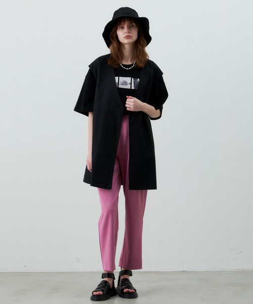 LA BELLE ETUDE(ラベルエチュード)の「loose basic vest(ベスト・レディース・ブラック/ライトベージュ/グレー・FREE)」の18枚目の写真