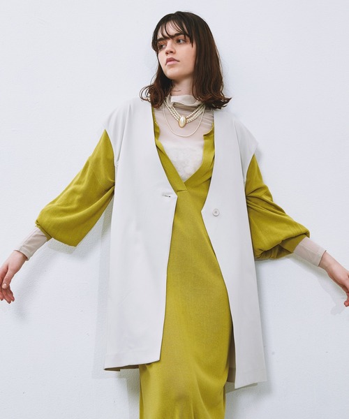 LA BELLE ETUDE(ラベルエチュード)の「loose basic vest(ベスト・レディース・ブラック/ライトベージュ/グレー・FREE)」の19枚目の写真