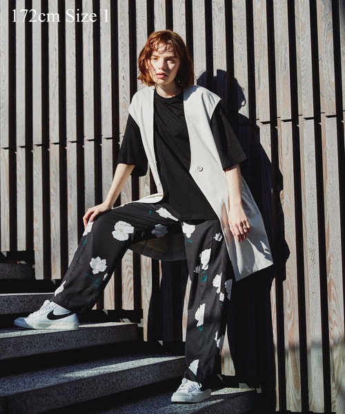 LA BELLE ETUDE(ラベルエチュード)の「loose basic vest(ベスト・レディース・ブラック/ライトベージュ/グレー・FREE)」の4枚目の写真