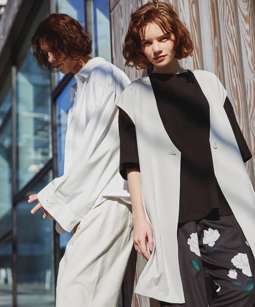 LA BELLE ETUDE(ラベルエチュード)の「loose basic vest(ベスト・レディース・ブラック/ライトベージュ/グレー・FREE)」の21枚目の写真