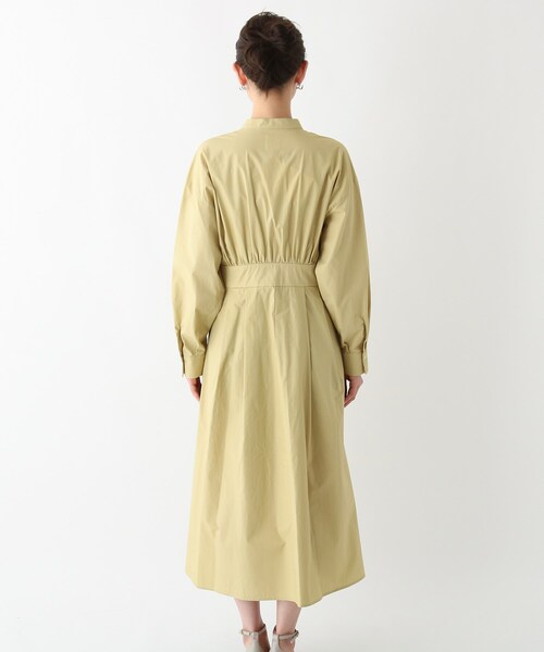 OPAQUE.CLIP（オペークドットクリップ）の「◆【OC】オーガニックコットンタイプライター シャツワンピース（ワンピース・レディース・ホワイト系/サンドベージュ/ライトブルー/ブラック系7・36/38/40）」の7枚目の写真