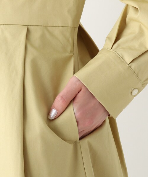 OPAQUE.CLIP（オペークドットクリップ）の「◆【OC】オーガニックコットンタイプライター シャツワンピース（ワンピース・レディース・ホワイト系/サンドベージュ/ライトブルー/ブラック系7・36/38/40）」の9枚目の写真