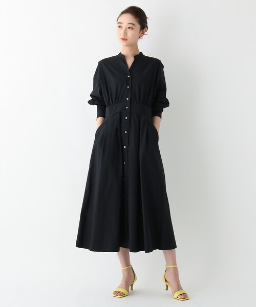 OPAQUE.CLIP（オペークドットクリップ）の「◆【OC】オーガニックコットンタイプライター シャツワンピース（ワンピース・レディース・ホワイト系/サンドベージュ/ライトブルー/ブラック系7・36/38/40）」の20枚目の写真