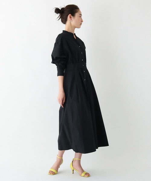 OPAQUE.CLIP（オペークドットクリップ）の「◆【OC】オーガニックコットンタイプライター シャツワンピース（ワンピース・レディース・ホワイト系/サンドベージュ/ライトブルー/ブラック系7・36/38/40）」の21枚目の写真