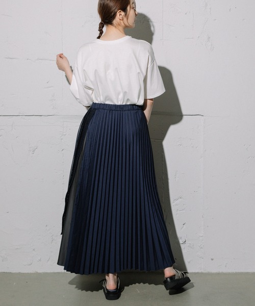 MARECHAL TERRE(マルシャルテル)の「レースプリーツスカート(スカート・レディース・ブラック/ネイビー/レッド/グリーン・MEDIUM)」の17枚目の写真