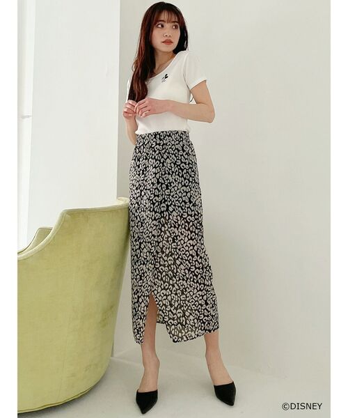 GYDA(ジェイダ)の「LEOPARD DEEPスリットスカートライクショートパンツ(スカート・レディース・その他/その他2・FREE)」の4枚目の写真
