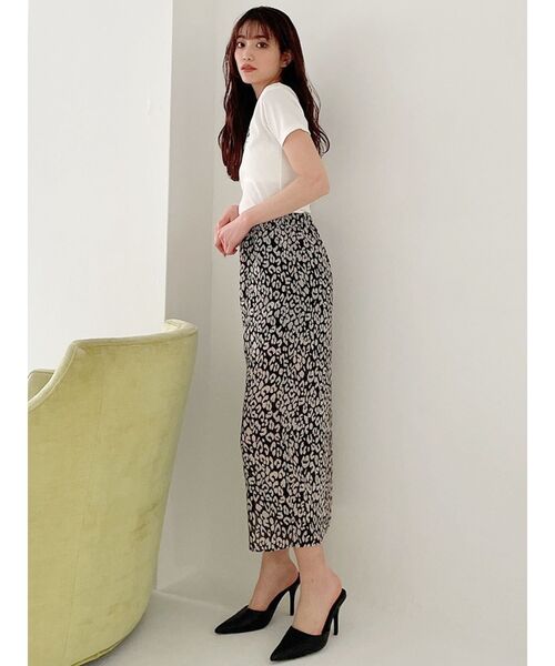 GYDA(ジェイダ)の「LEOPARD DEEPスリットスカートライクショートパンツ(スカート・レディース・その他/その他2・FREE)」の5枚目の写真