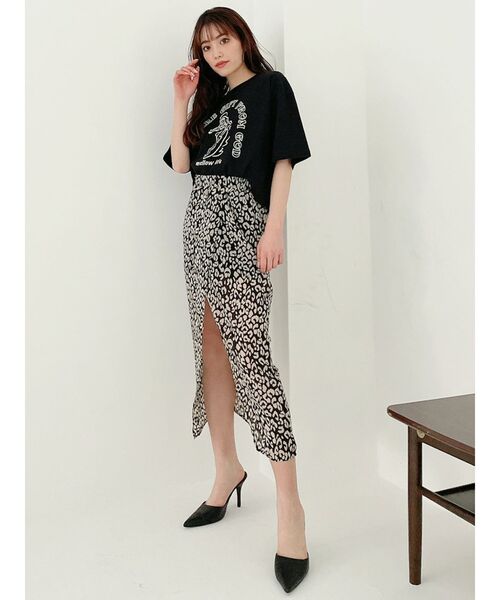 GYDA(ジェイダ)の「LEOPARD DEEPスリットスカートライクショートパンツ(スカート・レディース・その他/その他2・FREE)」の9枚目の写真