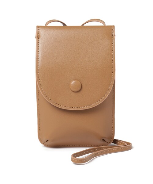 SHOO・LA・RUE(シューラルー)の「◆フタツオリ縦お財布ショルダー(ショルダーバッグ・レディース・ブラック/ライトグリーン/ブロンズ/ナチュラル/キャメル・00)」の4枚目の写真